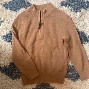 Crewcuts cotton-cashmere half-zip sweater sz 3T